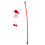 Cat Teaser Toy Santa Design Red PP Stick 1