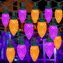 Guirlande lumineuse de Noël Bright C9, fil vert, 2 à 52 m
