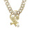 Κολιέ Cuban Link Iced Out Bling Ασημένιο Χρυσό 1