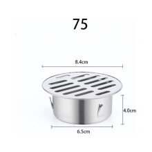 Stainless Steel Floor Drain Cover Round 1 Piece