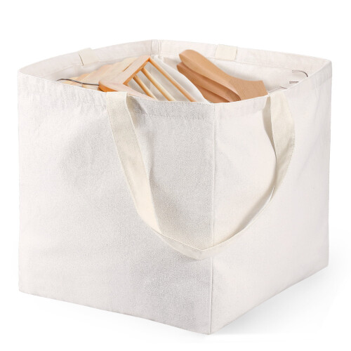 Hanger Storage Bag Triangle Square White Foldable