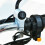 Motorsykkel frontlyktknapp 12V styrefeste 2,2 cm hvit 3