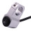 Motorsykkel frontlyktknapp 12V styrefeste 2,2 cm hvit 4