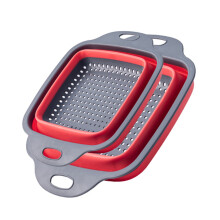 Ensemble d'égouttoirs de cuisine en silicone, grand et petit modèle