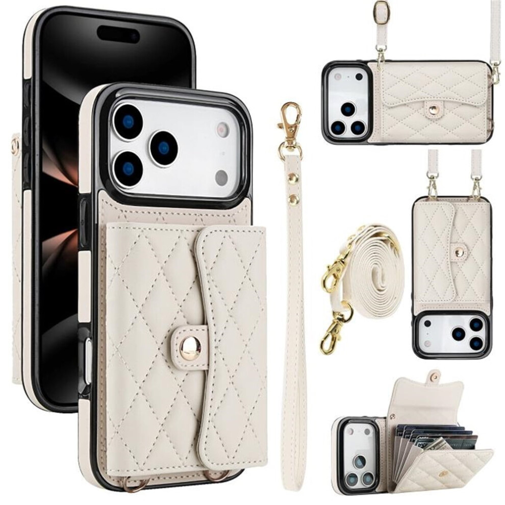 Rfid-Blocking Magnetic Flip Wallet Case For Iphone 17 Pro 9065194886657