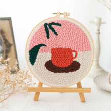 Punch Needle Embroidery Kit Leaves Pattern for Beginners