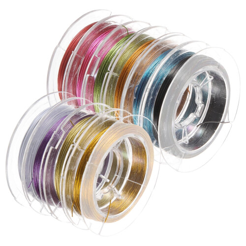 Jewelry wire for crafting beading copper 1 set