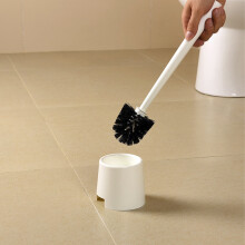 Scopino per WC con setole dure e contenitore igienico