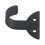 Leott Decorative Wall Hooks Black 5-Pack with Screws 3