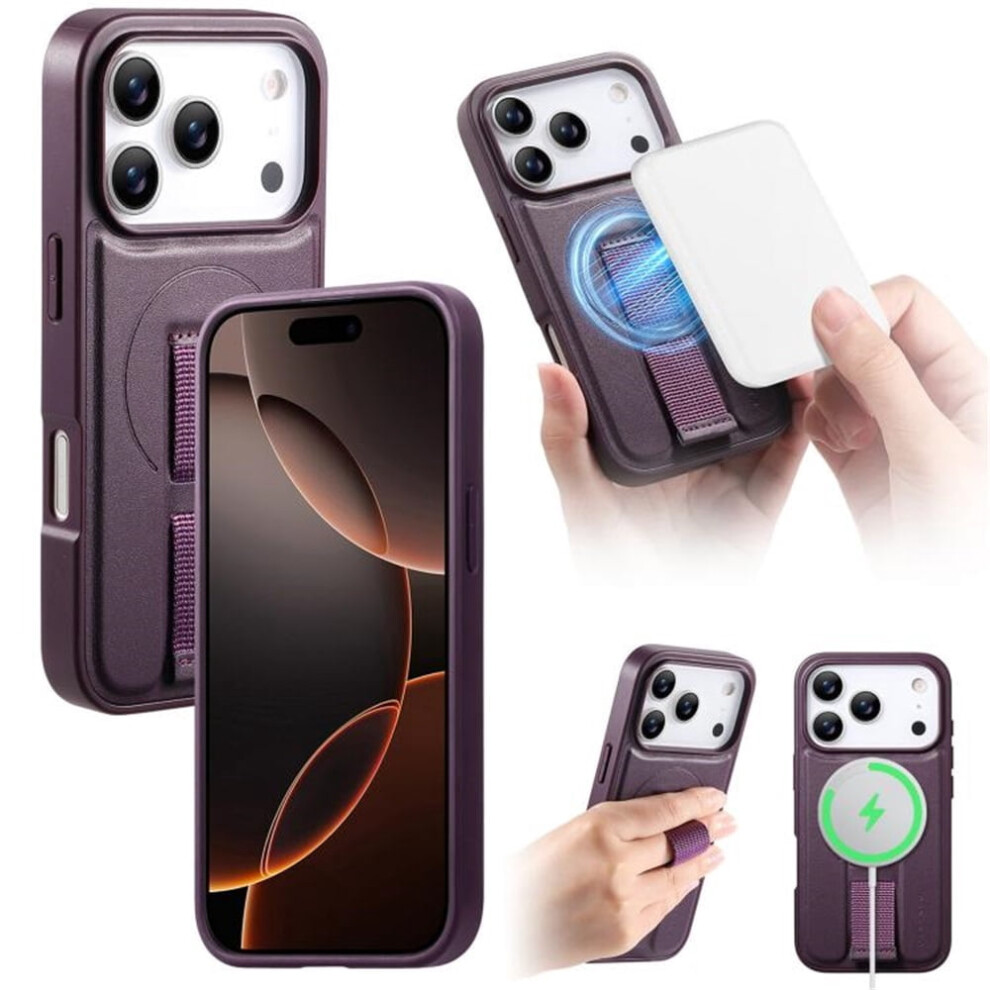 Magsafe Phone Case With Belt Clip And Kickstand For Purple 908436754668