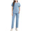 Women's Scrubs Set Light Blue M 1