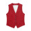Women's Linen Blend Vest Jacket Red 1