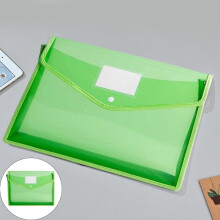Heavy Duty Plastic Expanding File Folder Green Legal Size