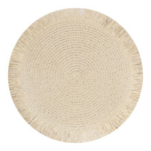2026 New Autumn Round Paper Placemats – Woven Table Mats for Kitchen, Restaurant, Home, Farmhouse, Thanksgiving & Christmas Decor, Heat Resistant