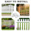Plastic Fence Support Feet for Pet Gate 6 pcs 3