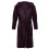 Women's Hooded Terry Cloth Bathrobe Purple Lightweight Soft 2