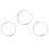Lute Strings Silver 3 pcs 4.1 x 3.7 x 0.1 in 1