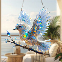 Acrylic Bird Pendant Decoration for Living Room or Courtyard