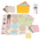 DIY Greeting Card Kit with 16 Cards, 16 Envelopes, and 1