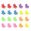 Mini Butterfly Plastic Hair Clips Assorted Colors 20 pcs 1