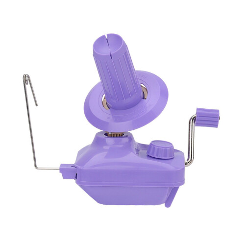 Hand-Cranked Yarn Winder with Tabletop Clamp