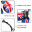 Mini Boxing Gloves Pendant PVC Bag Accessory 1 Pair 2