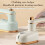 2-in-1 Portable Steamer Iron 1000W 4