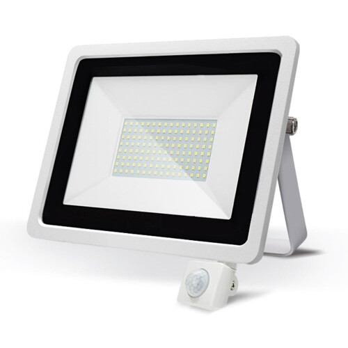 Refletor LED com sensor de movimento PIR 30W/50W/100W IP66