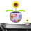 Solar Dancing Flower Decor with Colorful Pots 2