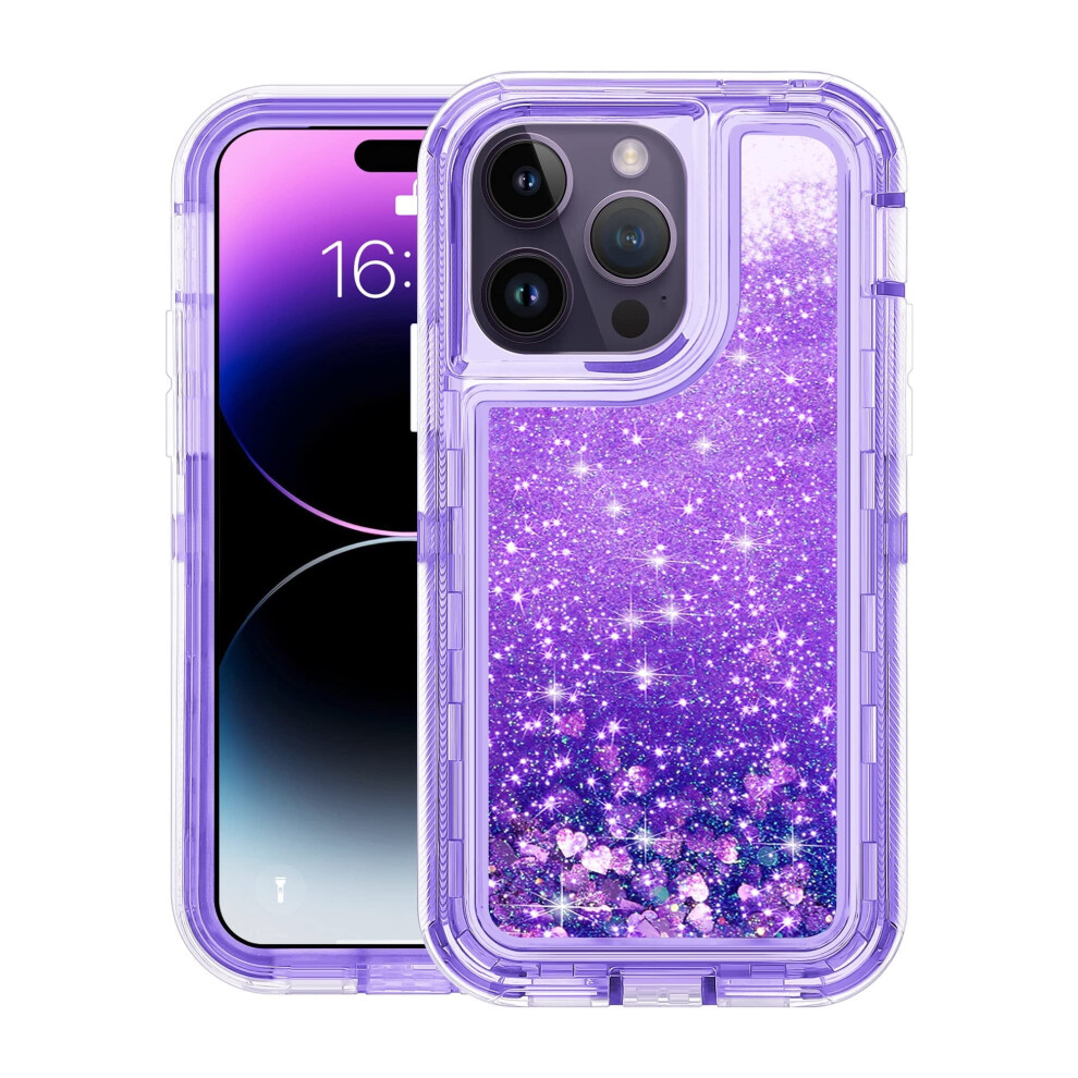 Glitter Liquid Quicksand Iphone 16 Case Â Shockproof Pc 908436766258