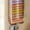 Clear Plastic Wall-Mounted Towel Organizer Gray 1