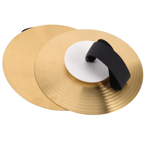 Pretyzoom Metal Hand Cymbals for Performance 1 Pair