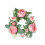 Juleroselysring kunstig blomsterkrans 7,8 tommer 1