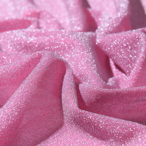 Glittertyg polyester stjärnfärgad glänsande 1,5x1m