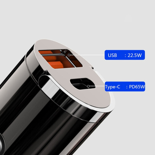 Mini USB QC3.0 Car Charger 22.5W 12V-24V 2