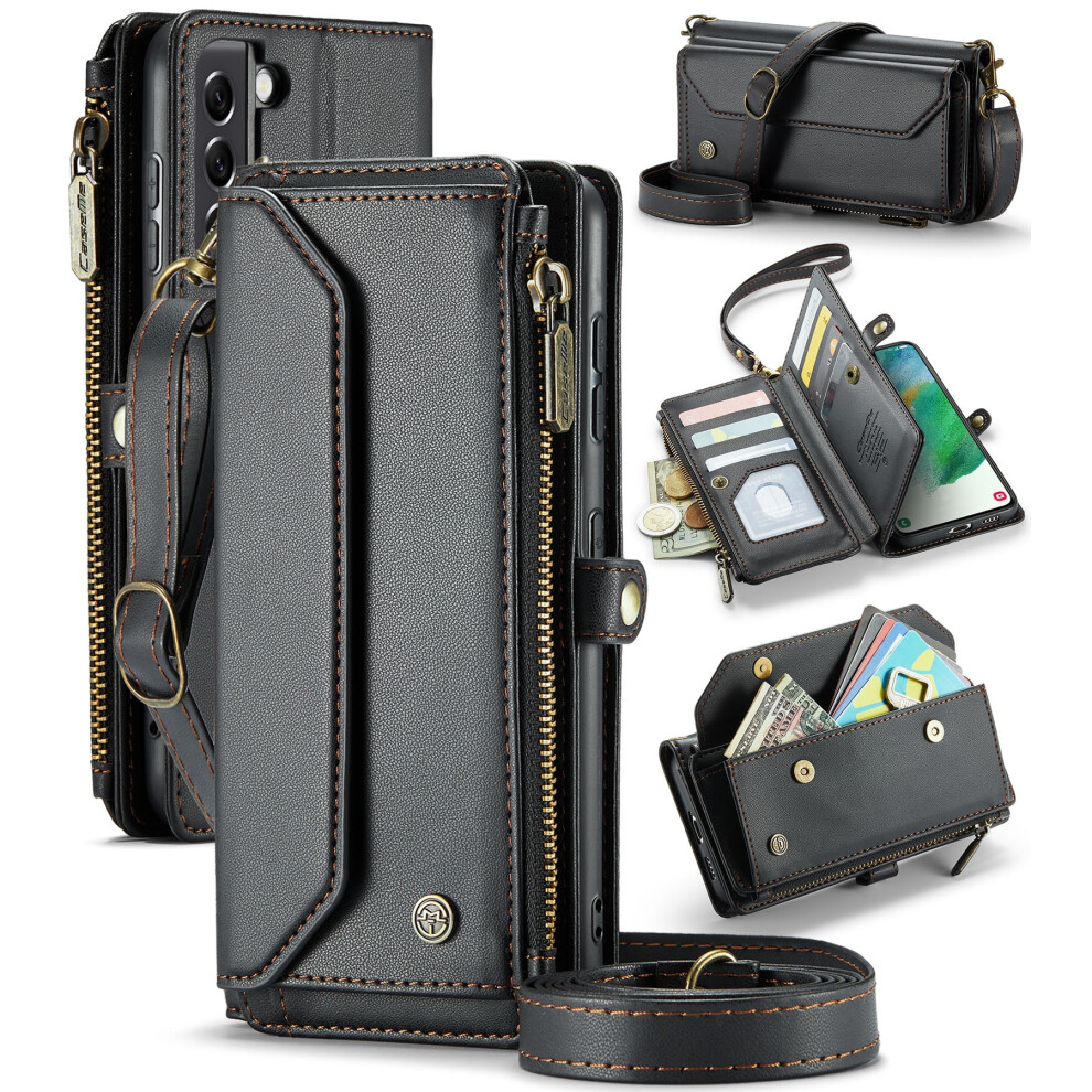 Caseme Leather Wallet Case For Samsung Galaxy S21 Fe With 908436757003