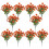 Künstliche Blumen, bunt, aus Kunststoff, 10er-Pack 1