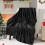 Couverture de Noël douce et confortable 102 x 132 cm noire 1