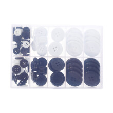 Resin Sewing Buttons Round 160 Pieces