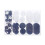 Resin Sewing Buttons Round 160 Pieces 1