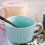 Microwavable Ceramic Soup Bowl with Handle and Lid 30.4 oz 4