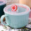 Microwavable Ceramic Soup Bowl with Handle and Lid 30.4 oz 5