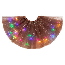 Women's LED Tutu Skirts Layered Ballet Dance Tulle Skirt Light Up Skirts for Party Costume