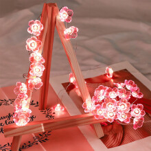 LED-ljusslinga för körsbärsblommor 1,8 m rosa
