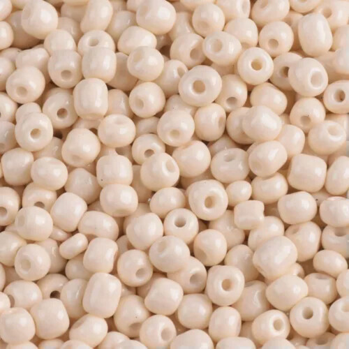 Glas-Abstandsperlen, Dunkelbeige, 2 mm, 1000 Stück