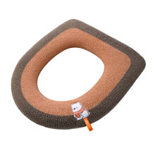 Warm Toilet Seat Cover For Elongated, Round, Oblong Toilet Seat Covers, Washable, Universal Fit