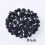 Krystalglas bicone perler sorte 8 mm 30 stk. 1