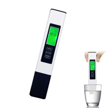 Testeur d'eau numérique TDS-mètre 4 en 1 blanc (1 pièce)