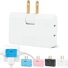 Rotatable Socket Converter with Copper Terminals 3-Way