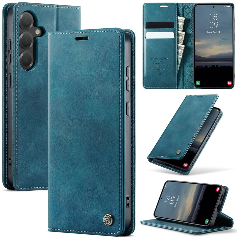 Caseme Calf Leather Wallet Case For Samsung Galaxy S25 Plus 908436768504